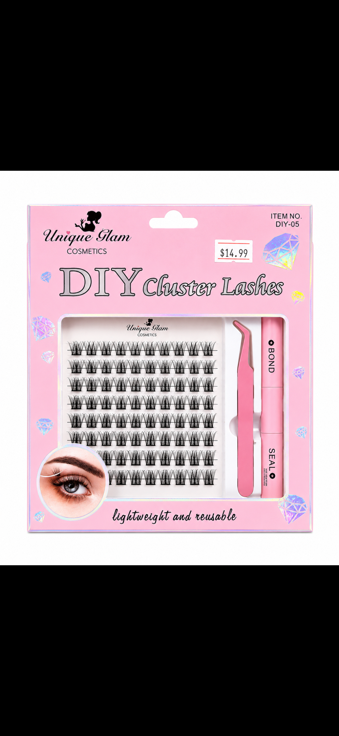 Unique Glam Individual DIY Clusters