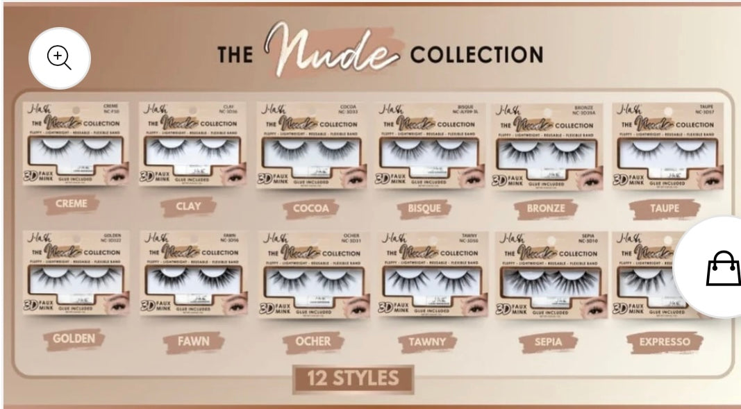 J lash The Nude Collection Eyelashes