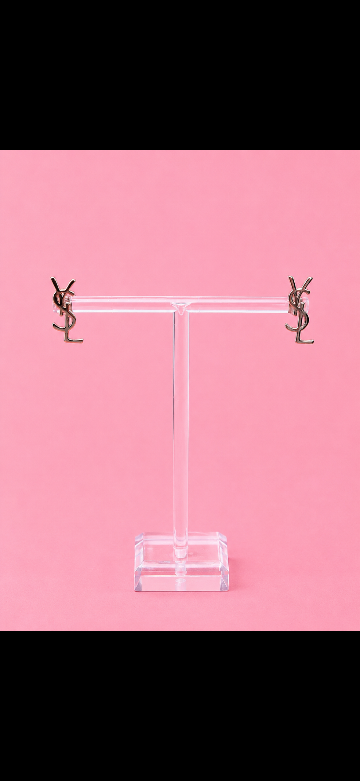 YSL Silver Earrings